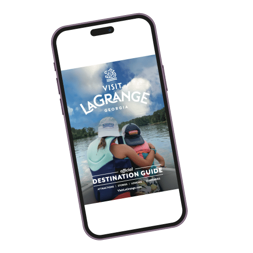 Visit LaGrange Georgia Destination Guide iPhone mock