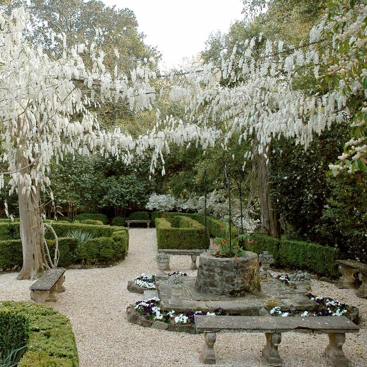 The Church Garden at Hills & Dales Estate in LaGrange, Georgia.