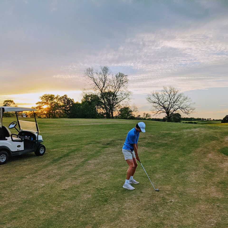sunset-swing-cart-Fields-Golf-Club-Visit-LaGrange