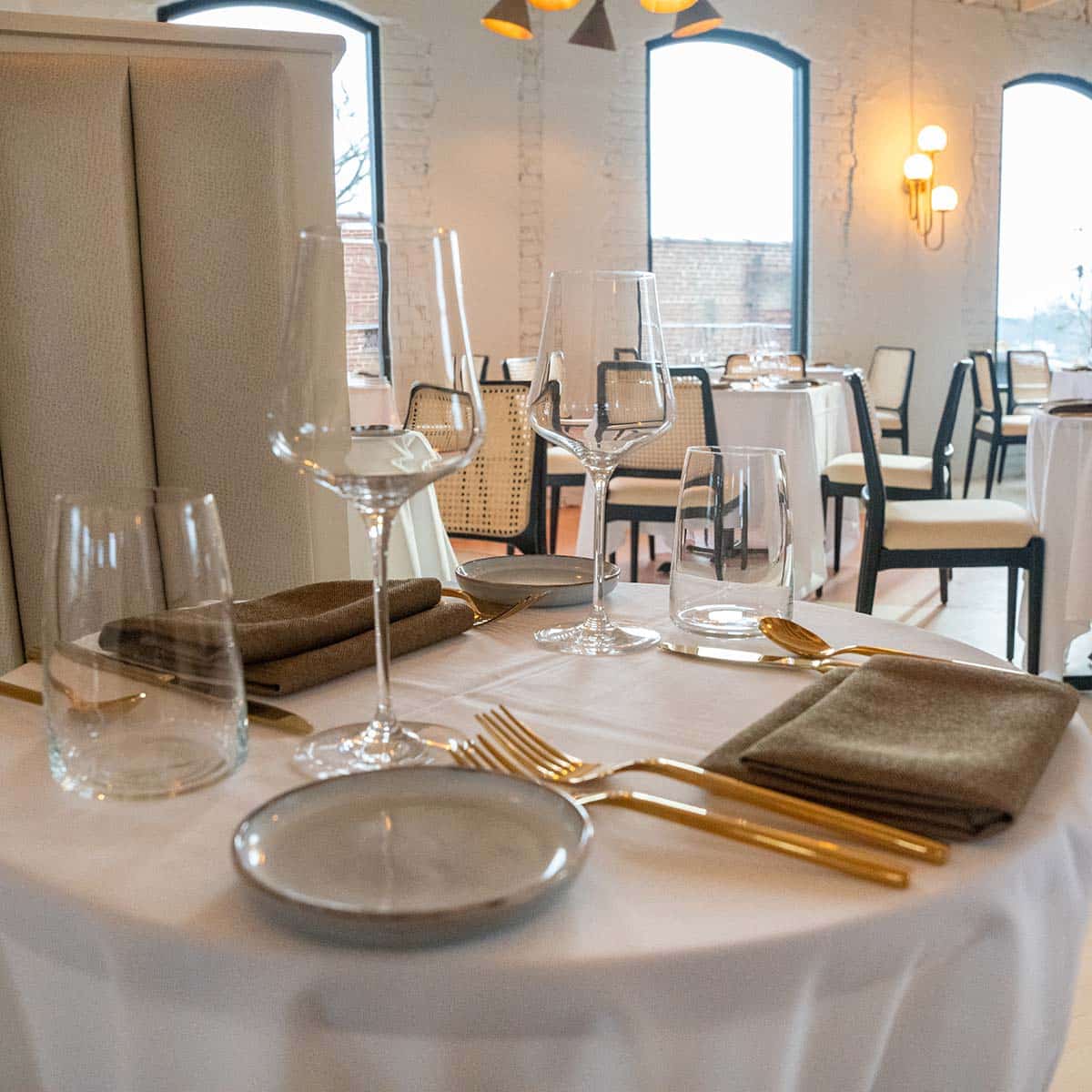 The interior of Tutto Pepe Italian dining room in LaGrange, Georgia.